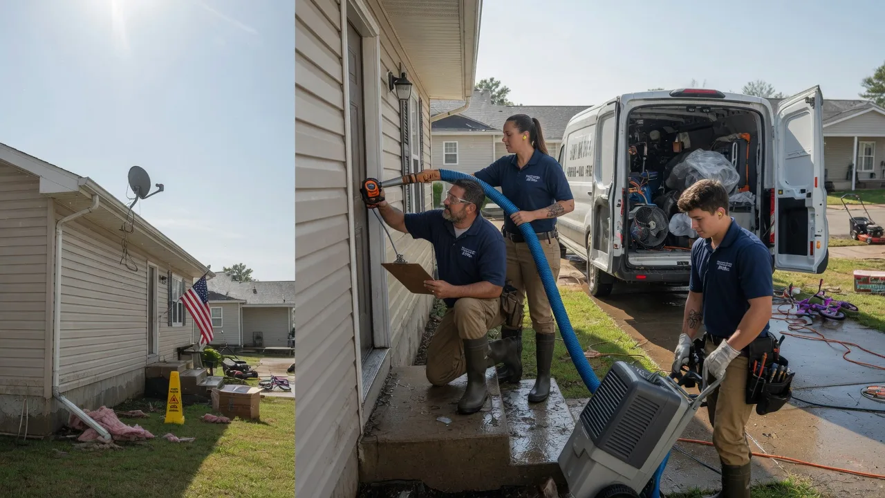 Ceiling Water Damage Restoration in Waterford, WI near me